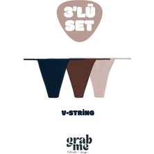 Grab Me V-String - 3'lü Set