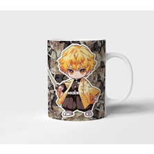 Zenitsu Demon Slayer Anime Tasarım Kupa - Hediyelik Kupa - Baskılı Kupa