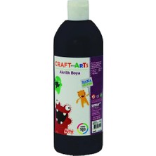 Meschain Meschaın Craft And Arts Akrilik Boya 500ML Siyah