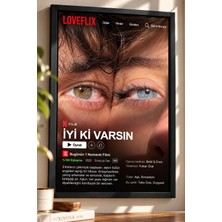 Kişiye Özel Iyi Ki Varsın Netflix Temalı Çift Tablosu Sevgiliye Hediye