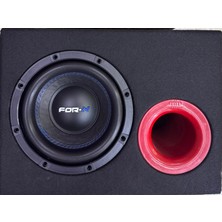 For-x XW-2008V2 20CM Subwoofer 800WATT 400RMS Cift Bobin Kabinli Bass