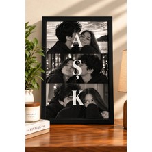 Kişiye Özel Aşk Temalı Çiftlere Özel Hediyelik Tablo