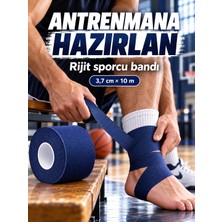 Octacare **Rijit Yapışkanlı Sporcu Bandı 3,7 cm x 10 m – Esnek Olmayan Bilek ve Ayak Bileği Sabitleme Bandı**