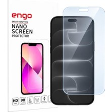 Engo Apple iPhone 18 Pro Uyumlu Ekran Koruyucu 9H Kırılmaz Esnek Nano Cam, Hd Şeffaf