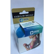 Iron Kinesio Tape Mavi Renkli Sporcu Kas Bandı Yapışkan Özellik ile İyileşme Desteği