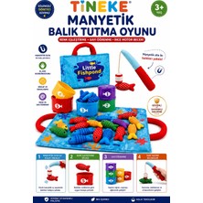 Tineke Manyetik Balık Tutma Oyunu Renk Eşleştirme ve Sayı Öğrenme Eğitici Oyuncak 3+ Yaş