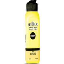 Meschain Meschaın Artdeco Neon Akrilik Boya 140ML 910 Sarı