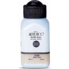 Meschain Meschaın Artdeco Metalik Akrilik Boya 75ML Mavi Inci 3769