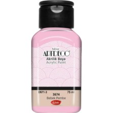 Meschain Meschaın Artdeco Akrilik Boya 75ML Bebek Pembe 3674