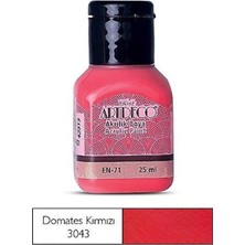 Meschain Meschaın Artdeco Akrilik Boya 25ML 3043 Domates Kırmızı