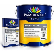 Pamukkale 4600 Epoksi Astar 15 Kg+3 kg Gri Ral 7038