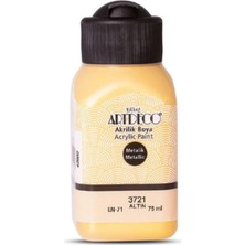 Meschain Meschaın Artdeco Metalik Akrilik Boya 75ML Altın 3721