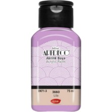 Meschain Meschaın Artdeco Akrilik Boya 75ML Lila 3660