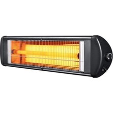 Luxell Ecoray E25E 2500 W Elektrikli Isıtıcı IPX-2 Yağmura Karşı Koruma ile Yüksek Verim