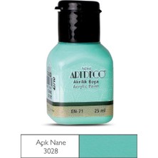 Meschain Meschaın Artdeco Akrilik Boya 25ML 3028 Açık Nane