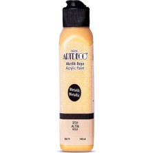 Meschain Meschaın Artdeco Akrilik Metalik Boya 140ML Altın 3721