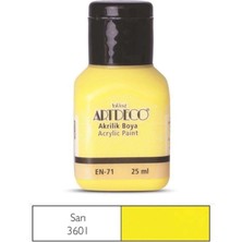 Meschain Meschaın Artdeco Akrilik Boya 25ML 3601 Sarı