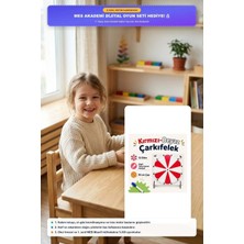 Meschain Meschaın Kırmızı Beyaz Çarkıfelek Ahşap Eğitici Oyun + Mesakademi Eğitim Desteği Hediyeli
