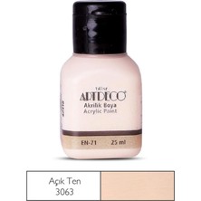 Meschain Meschaın Artdeco Akrilik Boya 25ML 3063 Açık Ten