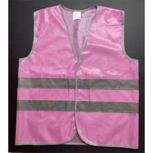 Ikaz Yeleği Pembe 10 Adet