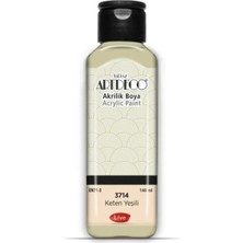 Meschain Meschaın Artdeco Akrilik Boya 140ML 3714 Keten Yeşili