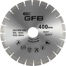 450X60-40X4.2X15MM Granit Kesme Testere Lazer Kaynaklı (Sessiz Kesim) GFB2378