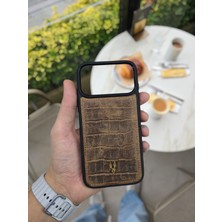 Iphone 17 Pro Model Uyumlu Hakiki Deri Isme Özel Kişiselleştirme Kadın Erkek Kullanım Premium Tam Uyumlu Silikon Kılıf Visso Leather Geçek Orjiinal Dana Derisi