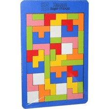 Meschain Meschaın Hamaha Ahşap Tetris Blokları 6mm