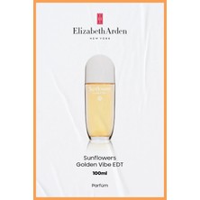 Elizabeth Arden Sunflowers Golden Vibe EDT 100 ml – Sıcak Meyveli Çiçeksi Kadın Parfüm, Yazlık & Işıltılı Eau de Toilette