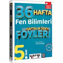 Yargı Yayınevi Yargı Ders Arkadaşım 5.sınıf Fen Bilimleri 36 Haftalık Ödev Föyleri
