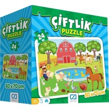 Meschain Meschaın Ca Games 5133 Çiftlik Yer Puzzle 50X70CM