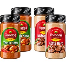 Karadağ Baharat Tavuk ve Köfte Harcı 4 Lü Set