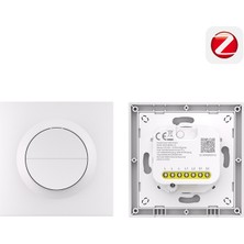 Sonoff Fusion Serisi ORB-ZBW2L Nötrsüz Zigbee 2 Kanallı Akıllı Duvar Anahtarı | MINI-ZB2GS-L-E