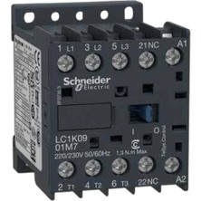 Schneider LC1K0901M7 Tesys K Mini Kontaktör 4.4kw 9A 1nk 220V Ac