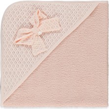 Bebetto Kapşonlu Havlu (Lıttle Lady) Pembe