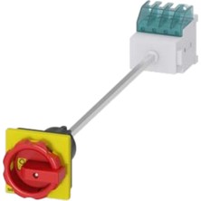 Siemens 3LD2013-0TK53 16A 3p Sarı-Kırmızı Diptan Tespit Acil Stop Şalteri