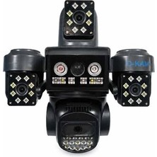 O-kam Okam 205 Plus 4 Lens Wifi Kamera Çakarlı