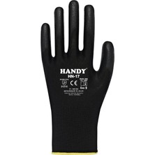 Handy Pu Eldiven Siyah No: 10 - 12 Adet