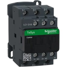 Schneider LC1D18B7 Tesys D Kontaktör 7.5kw 18A 24V