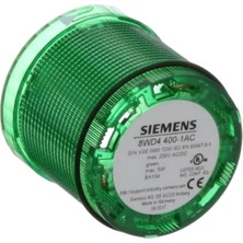 Siemens 8WD4400-1AC BA15D Akkor Lamba Kalıcı Işıklı Yeşil 70MM