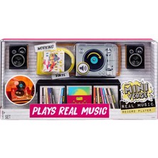 Miniverse Mini Record Player Pikap ve Hoparlör Oyun Seti