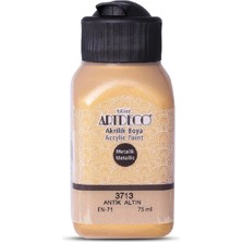 Meschain Meschaın Artdeco Metalik Akrilik 75ML 3713 Antik Altın