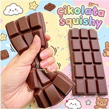 Yactech Çikolata Squishy Oyuncak – Yumuşak Sıkılabilir Çikolata Stres Oyuncağı – Eğlenceli Hediye