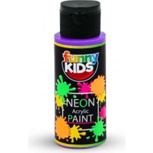 Meschain Meschaın Funny Kids Akrilik Neon Boya 070CC 4808 Mor