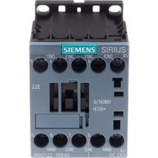 Siemens 3RH2122-1BB40 6A 24V Dc 2no+2nc Yardımcı Kontaktör