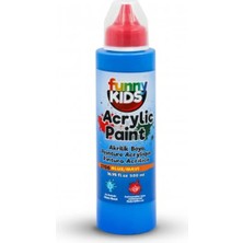 Meschain Meschaın Funny Kids Akrilik Boya 500CC Mavi