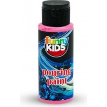 Meschain Meschaın Funny Kids Pourıng Akrilik Boya 70CC Pembe