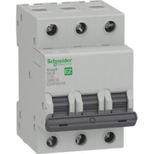Schneider EZ9F56316 Easy9 3 Faz 16A 6ka C Tipi Otomat