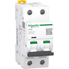 Schneider A9F74232 IC60N 2 Faz 32A 6ka C Tipi Otomat
