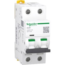 Schneider A9F74240 IC60N 2 Faz 40A 6ka C Tipi Otomat